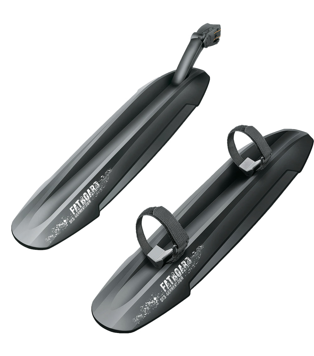 SKS Fatboard stumpskærm sæt 141mm bred til fatbike sort