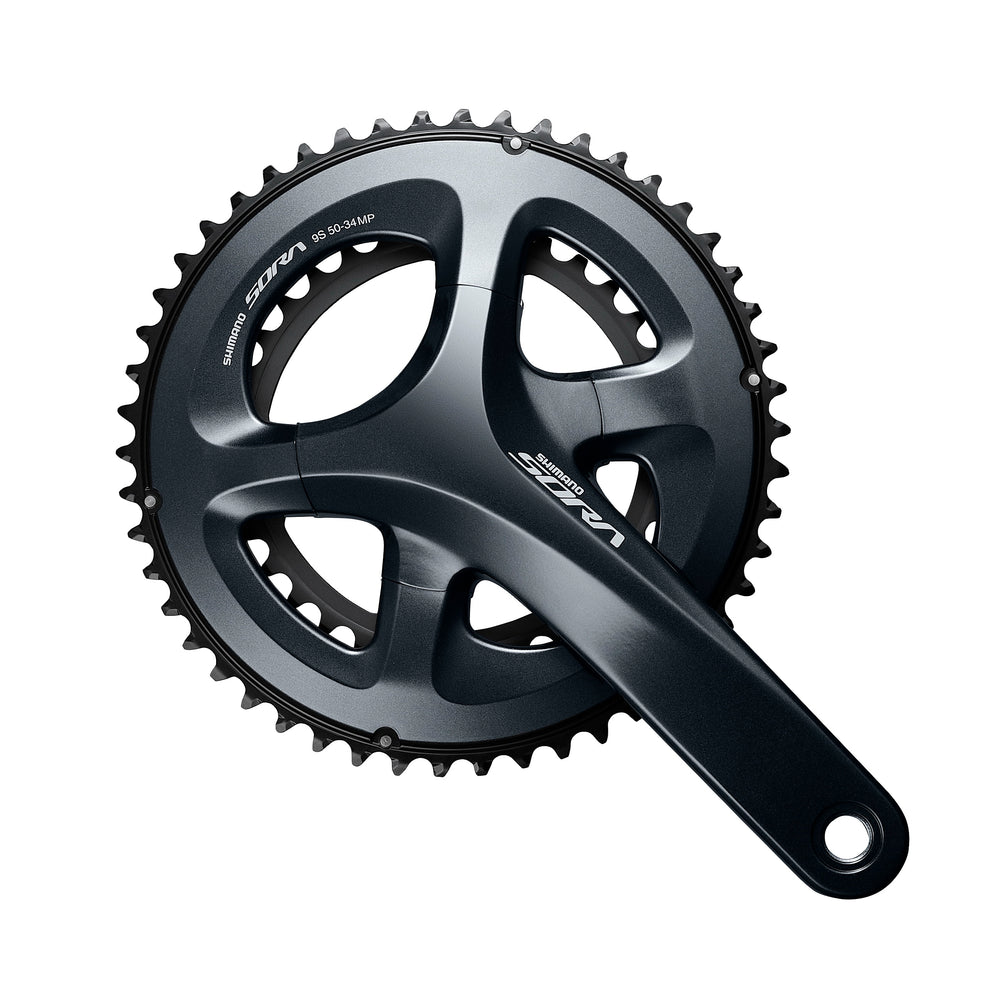 Kranksæt 2/09 Sora Shimano R3000 50/34 175mm Sort EFCR3000EX04X 2-pice
