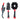 Børstesæt Bike Cleaning (3 stk.) Weldtite Fælg, Kassette, Rund rensebørstesæt
