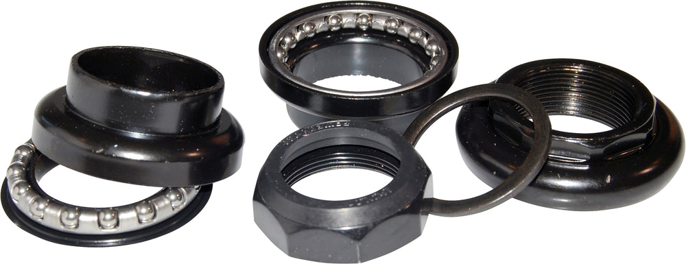 Styrfittings TH 1050W stål m. gevind 1in stabelhøjde 34mm26,4 konus sort