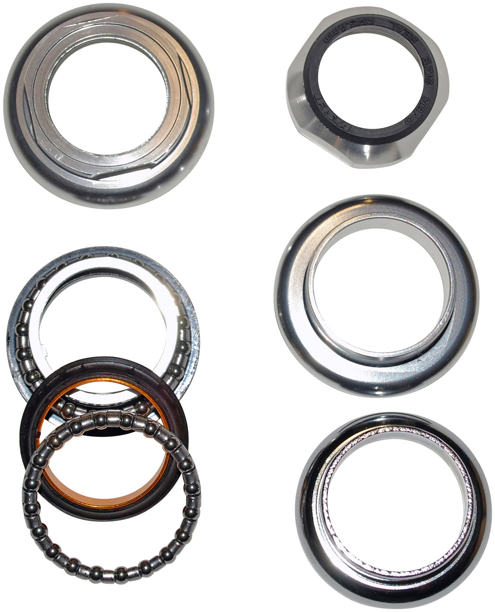 Styrfittings TH 860 alu m. gevind satin 1 18in stabelhøjde 35,1mm