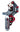 Pumpe Co2 til sadelpind montering inkl. 1 co2 16 g Seat Post Mount Jetvalve Smart System Weldtite