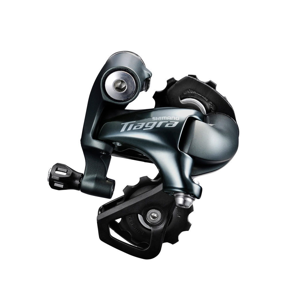 Bagskifter Shimano Tiagra RD-4700-SS (sort) 10-speed. Maks/min. stort tandhjul: 28/25T. Maks/min. lille tandhjul: 14/11T