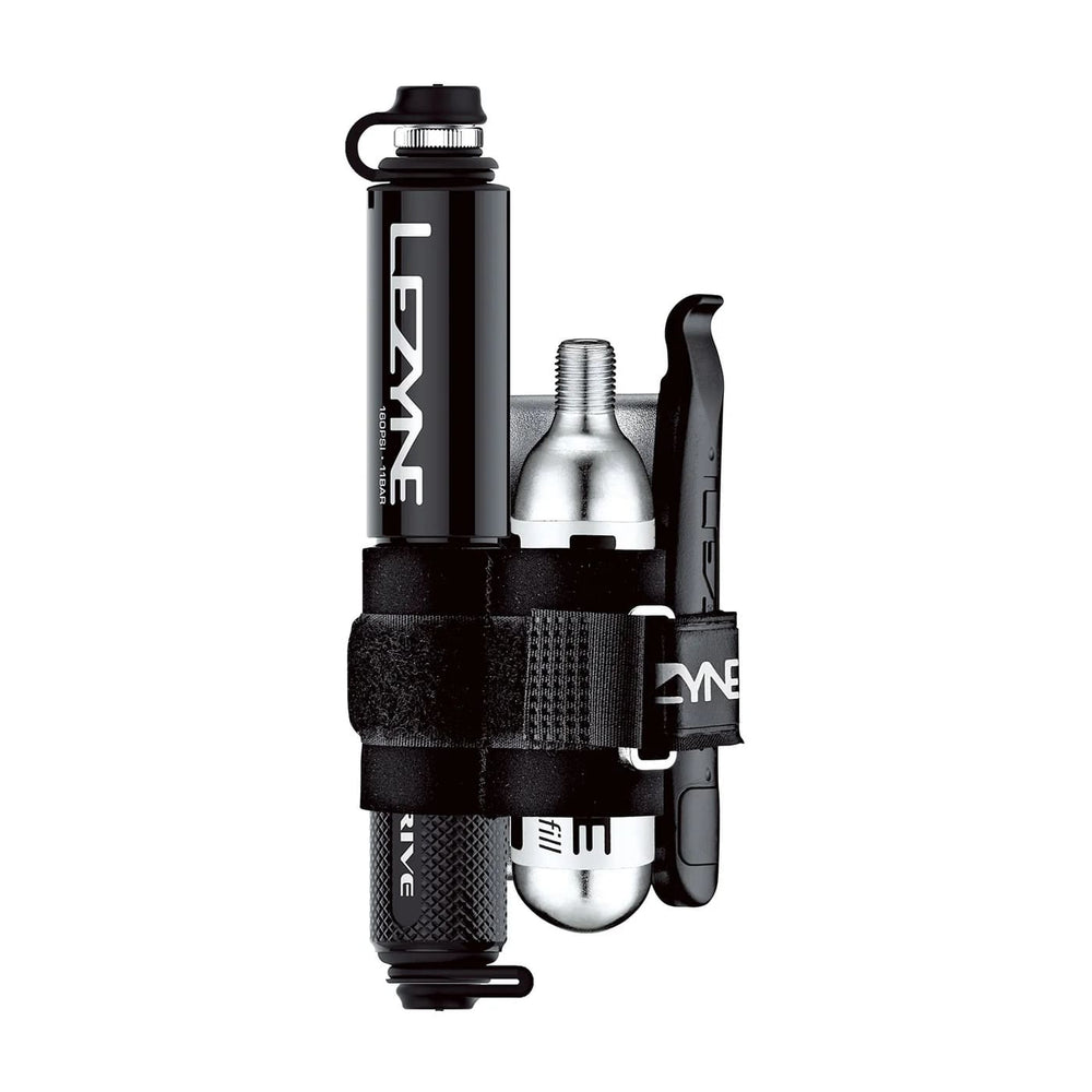 Lezyne Pocket Drive håndpumpe m. CO2 pumpe og dækjern AV/FV/DV 11 bar/160 psi