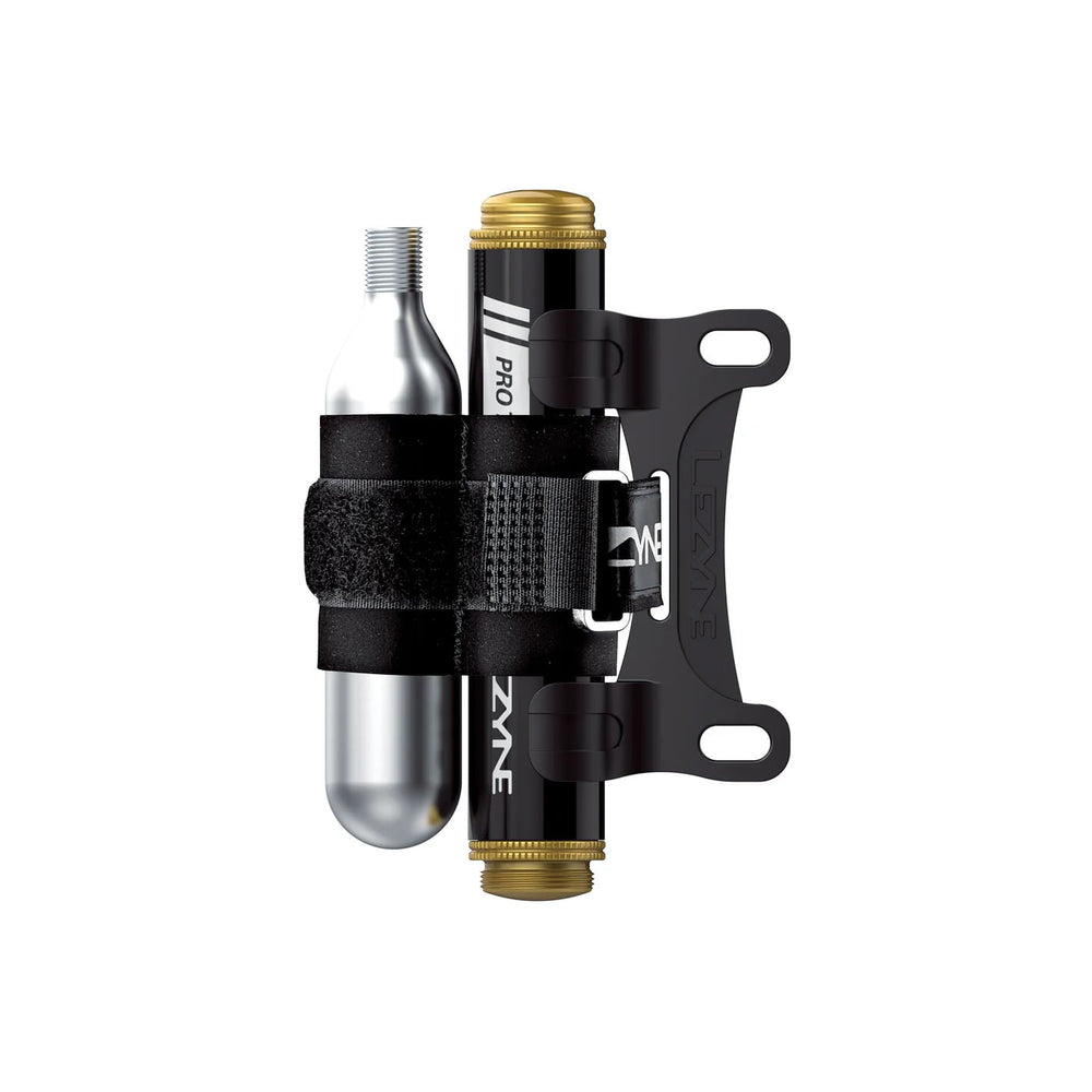 Lezyne Pro Tubeless kit m. kniv, CO2 patron og pumpehoved, 5x3,5mm og 5x1,5mm