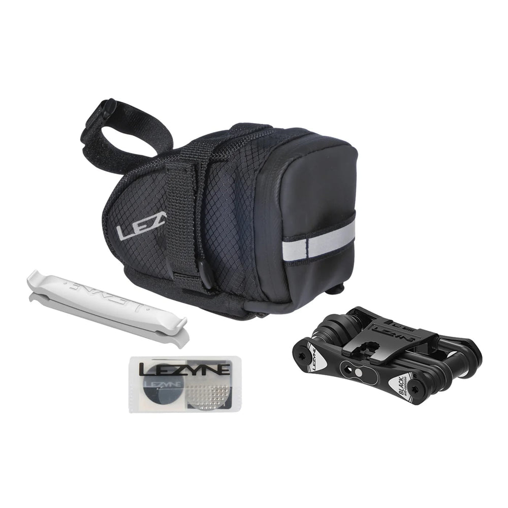 Lezyne M-Caddy sadeltaske m. værktøj 140x110x65mm