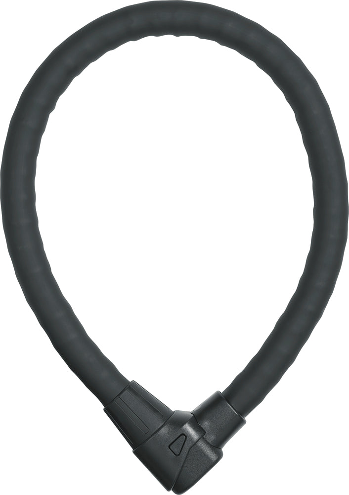 Billede af Abus Steel-O-Flex 1000 Granit cykellås, der viser det fleksible stålled, den robuste konstruktion og den praktiske låsemekanisme.