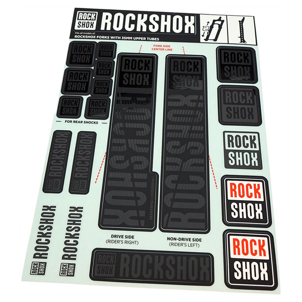 ROCKSHOX Spare part Decals For PIKE/