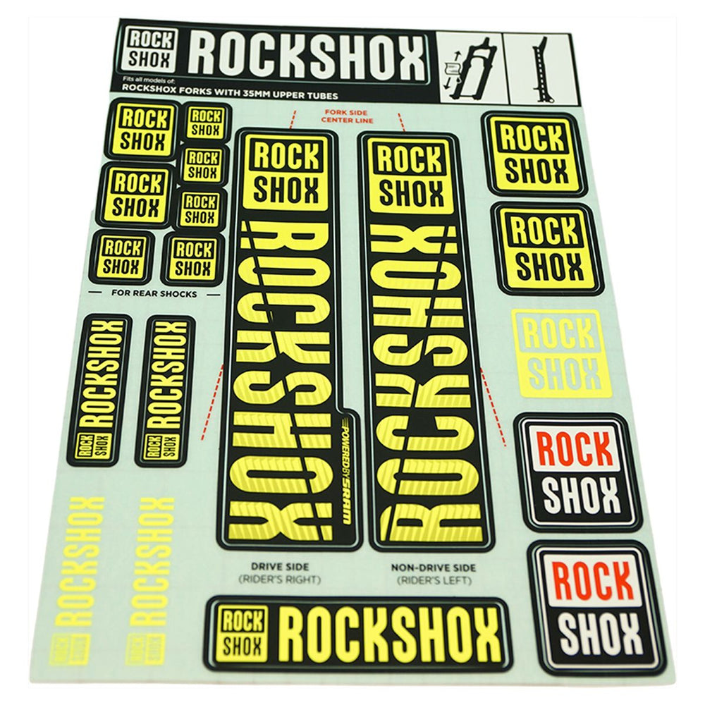ROCKSHOX Spare part Decals For PIKE/
