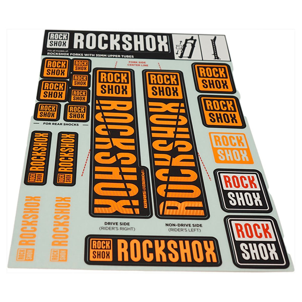 ROCKSHOX Spare part Decals For PIKE/