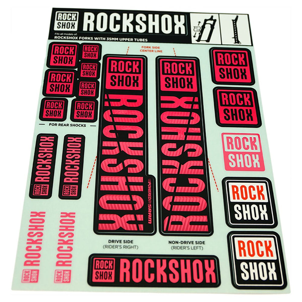 ROCKSHOX Spare part Decals For PIKE/