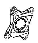 SRAM Spider for Red/Force D1 crankset