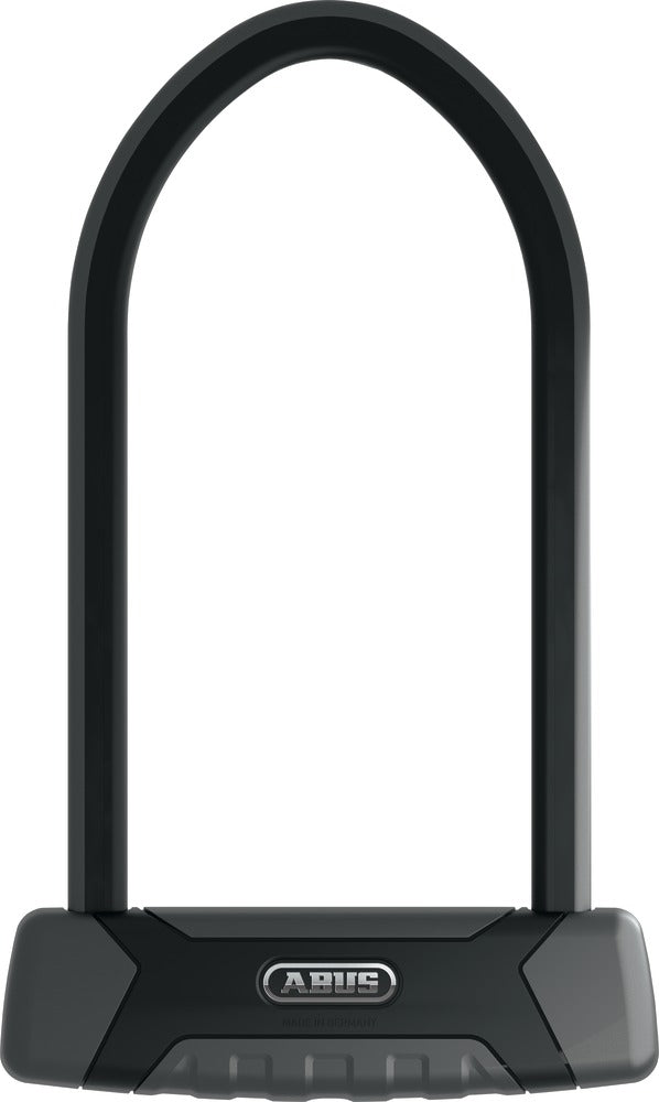 Abus Granit XPlus 540 SH cykellås i sort med robust design og solid konstruktion, ideel til sikker cykelopbevaring.