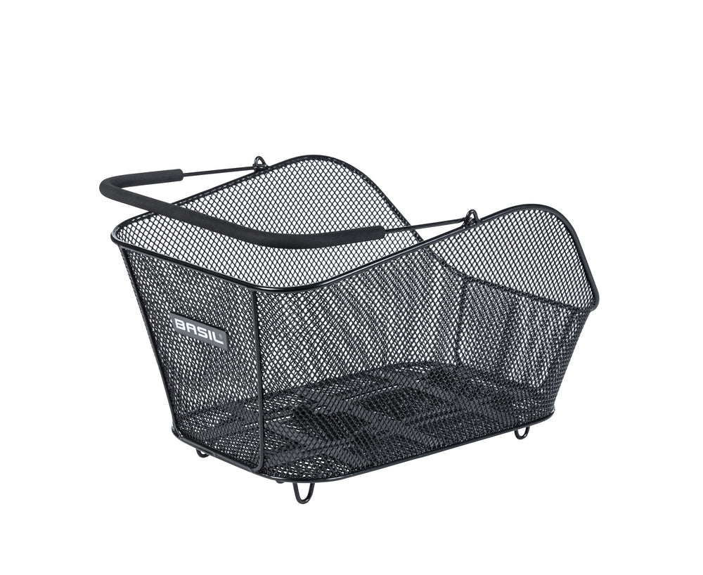 Kurv Basil Icon MIK str. M (sort) Dimensioner: 40 x 33 x 25 cm, vol. 33 L. Leveres med formonteret MIK adapterplade.