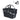 Basil Carry All kurv (sort) med MIK 2.0 Cykelkurv til bagagebærer (MIK). Bæreevne 10 kg, dim. 50 x 28 x 26 cm, vol. 22 L.