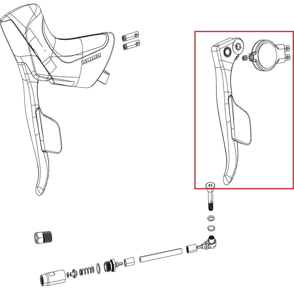 SRAM Spare part Rival AXS E1 Left, ED