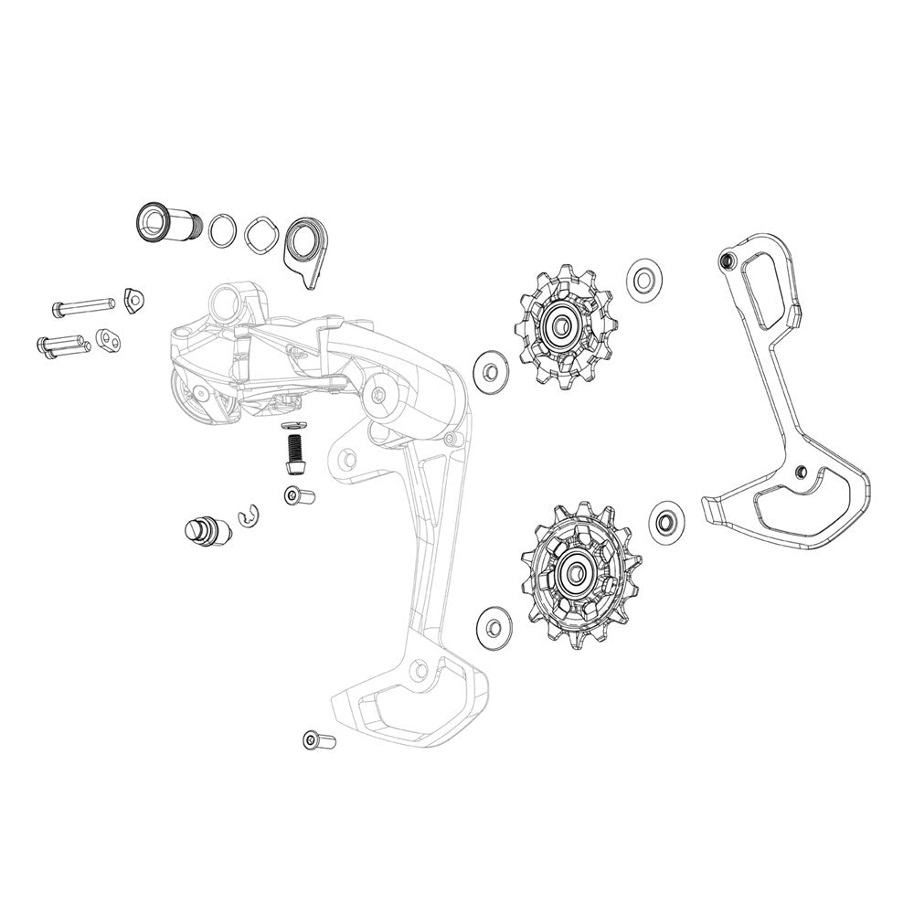 SRAM Spare part Force XPLR AXS E1 Rear