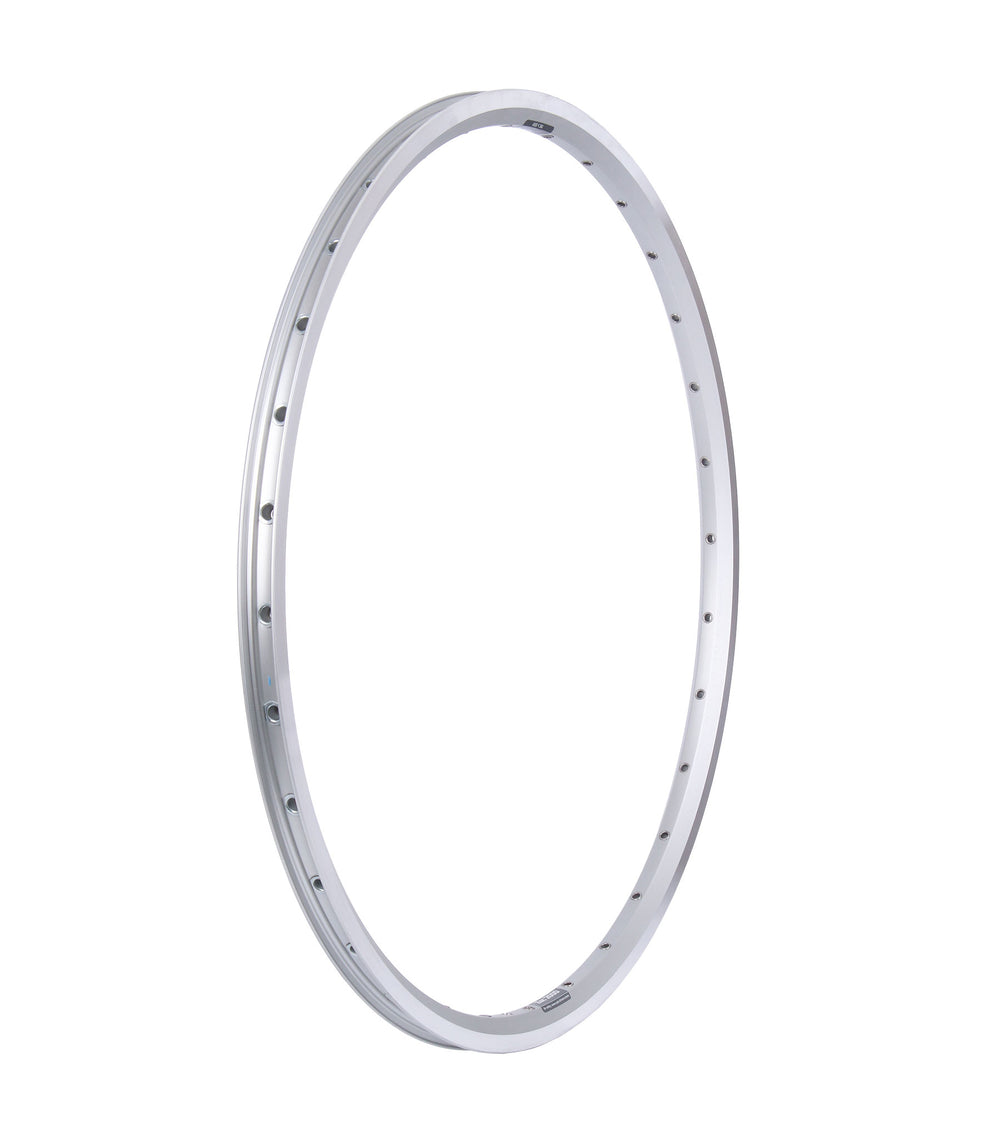 Fælg (sølv) str. 700C model Zac2000 med 36 huller. Dobbeltbundet fælg med nippel forstærkning. Bredde (udv.) 23, 8, (indv.) 19 mm, højde 21,5 mm