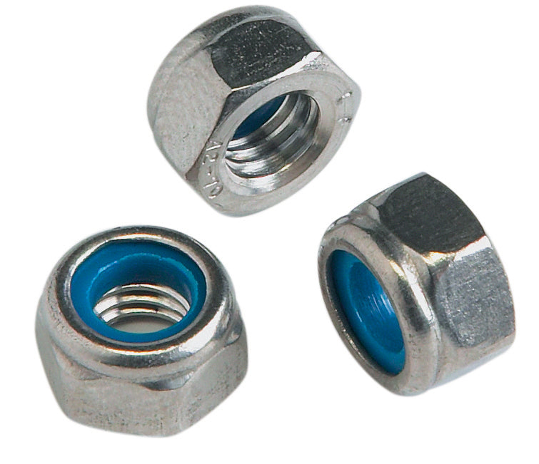 Bike Attitude låsemøtrik 6mm rustfri (100)