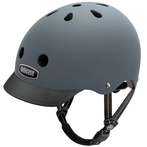 Cykelhjelm Nutcase GEN3 Super Solids i Shark Skin Grey med moderne design og god beskyttelse.