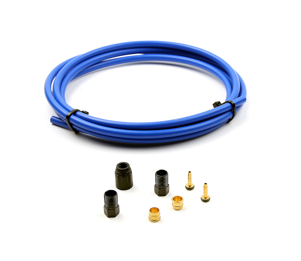 Bremseslangekit TEKTRO inkl. fitting Blå 1800 mm for Auriga comp ø5,5 mm Draco, Auriga E-Comp