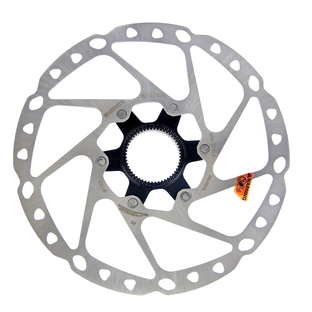 Bremseskive Shimano Deore RT64 180mm centerlock ESMRT64MI3C Metal og Resin