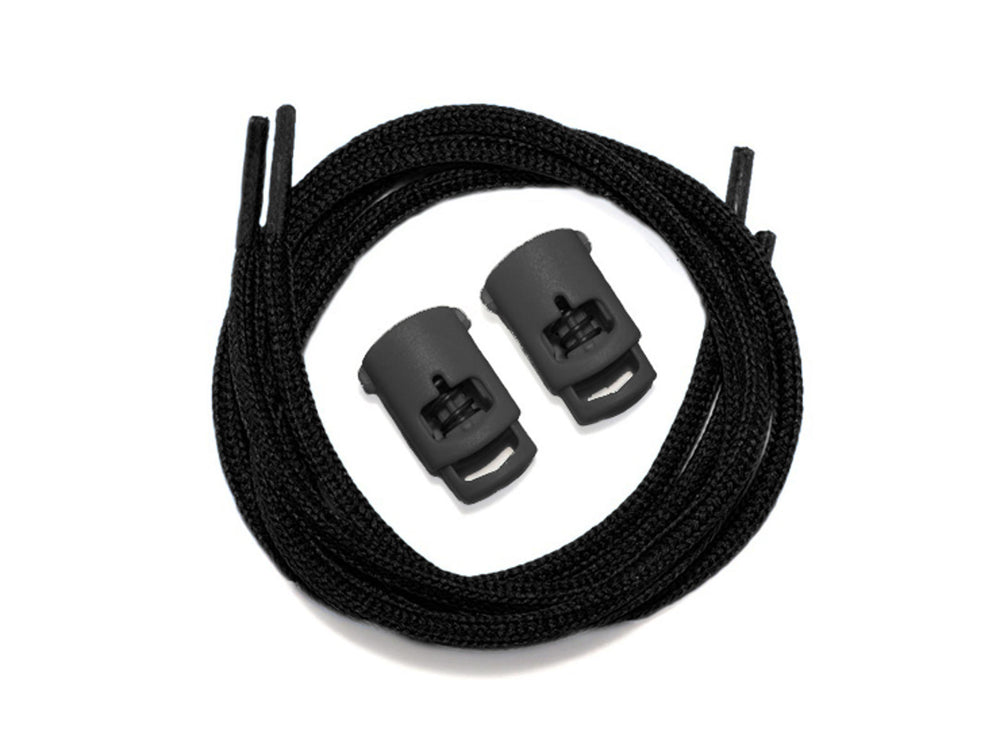 Billede af Crankbrothers Speedlace cykelsko i sort og hvid, designet til hurtig snøring og optimal komfort under cykelture.