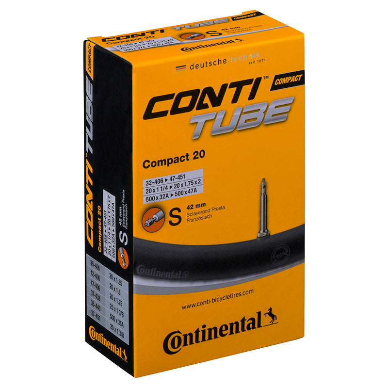 CONTINENTAL Compact Tube 20 x 1,3 - 1,9 - (32-47x406-451)
