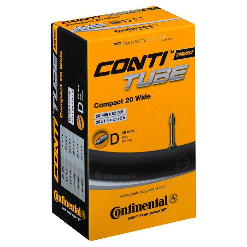CONTINENTAL Compact Tube Wide 20 x 2,0 - (50-62x406)