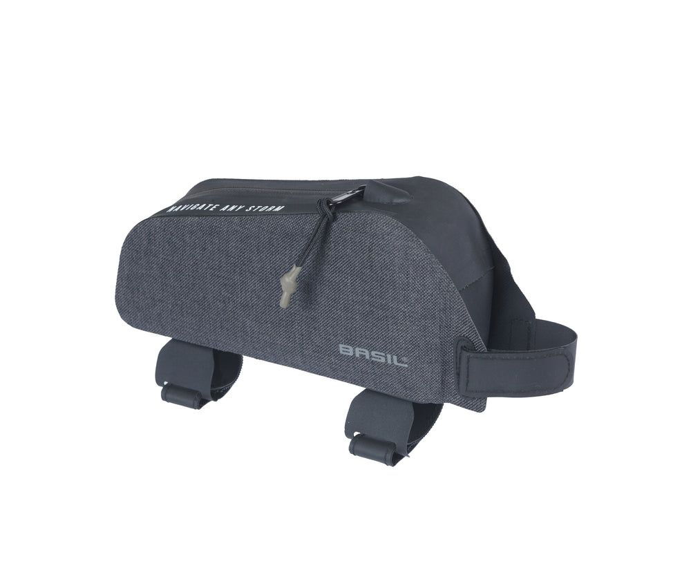 Taske Basil Navigator Storm sort Top tube frame bag Waterproof. vol. 17x5x7cm 0.8L.