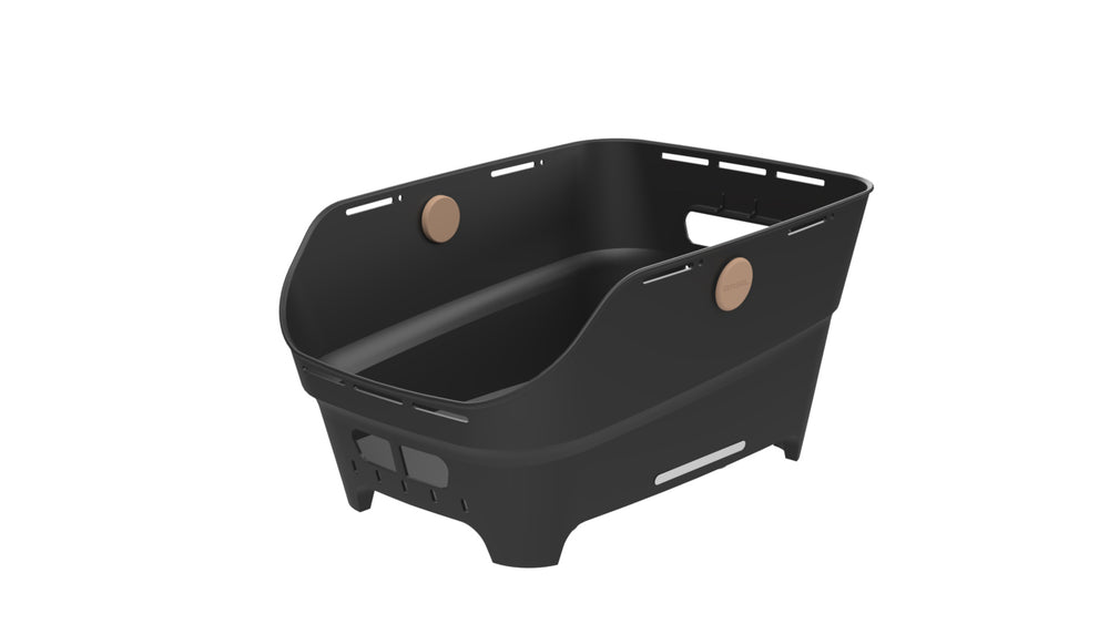 Kurv BASIL CENTO NEO WSL Sort Bag recycled synthetic 46x35x25cm