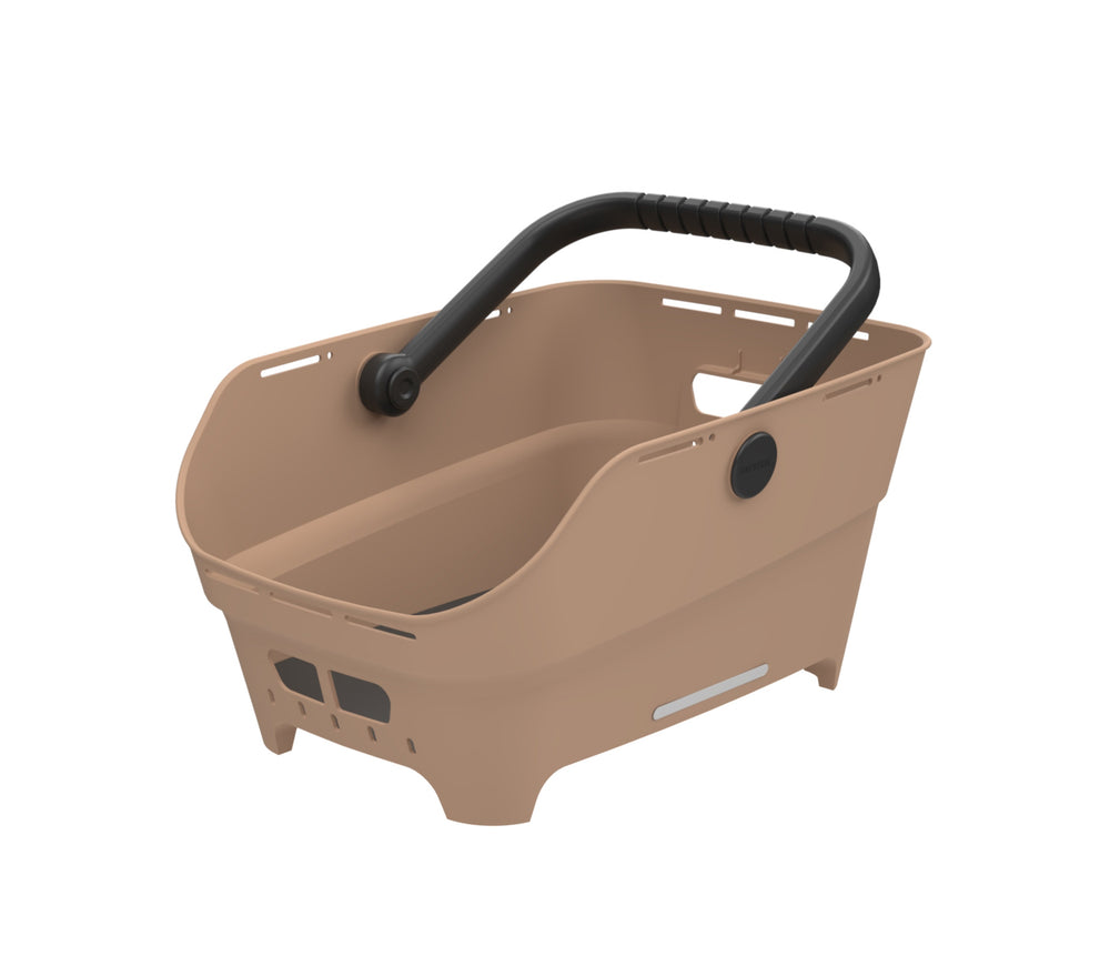 Kurv BASIL CENTO NEO Sand Multi NX Mont. bag, Dim.: 46,9x23,7x14,1 cm. Vol.: 30 L. Bærevne: 10 kg.