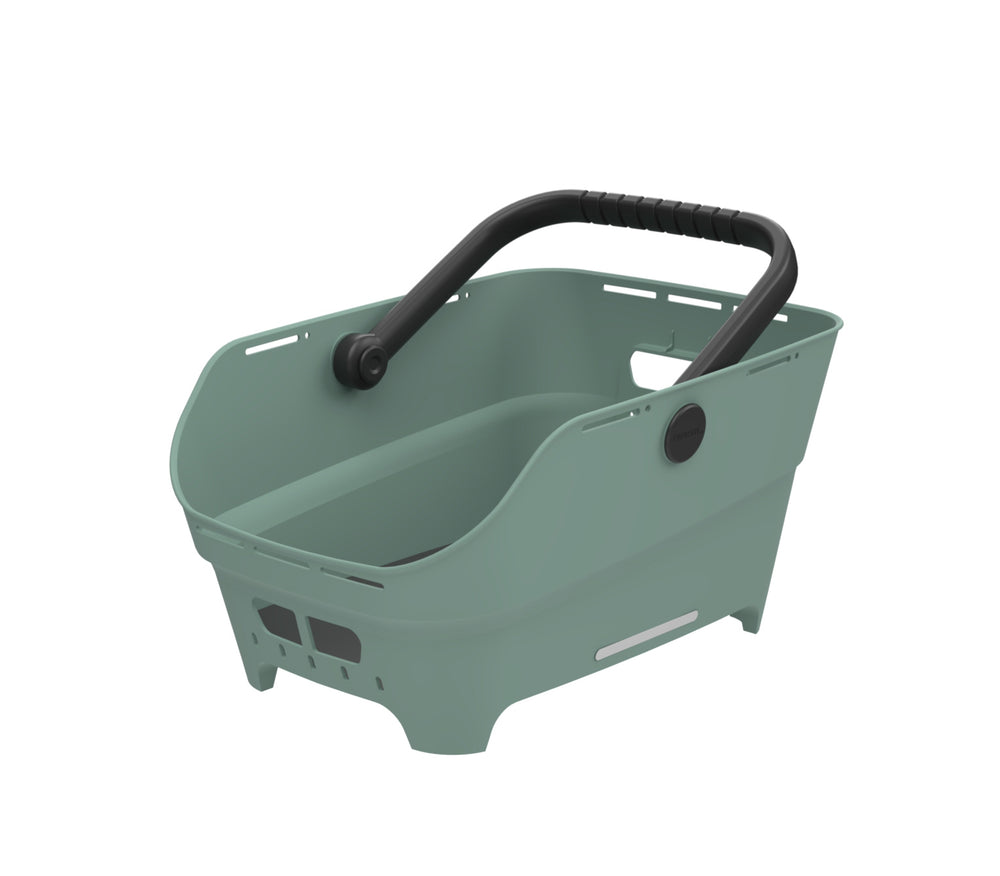 Kurv BASIL CENTO NEO Silver green Multi NX Mont. bag Dim.: 46,9x23,7x14,1 cm. Vol.: 30 L. Bærevne: 10 k