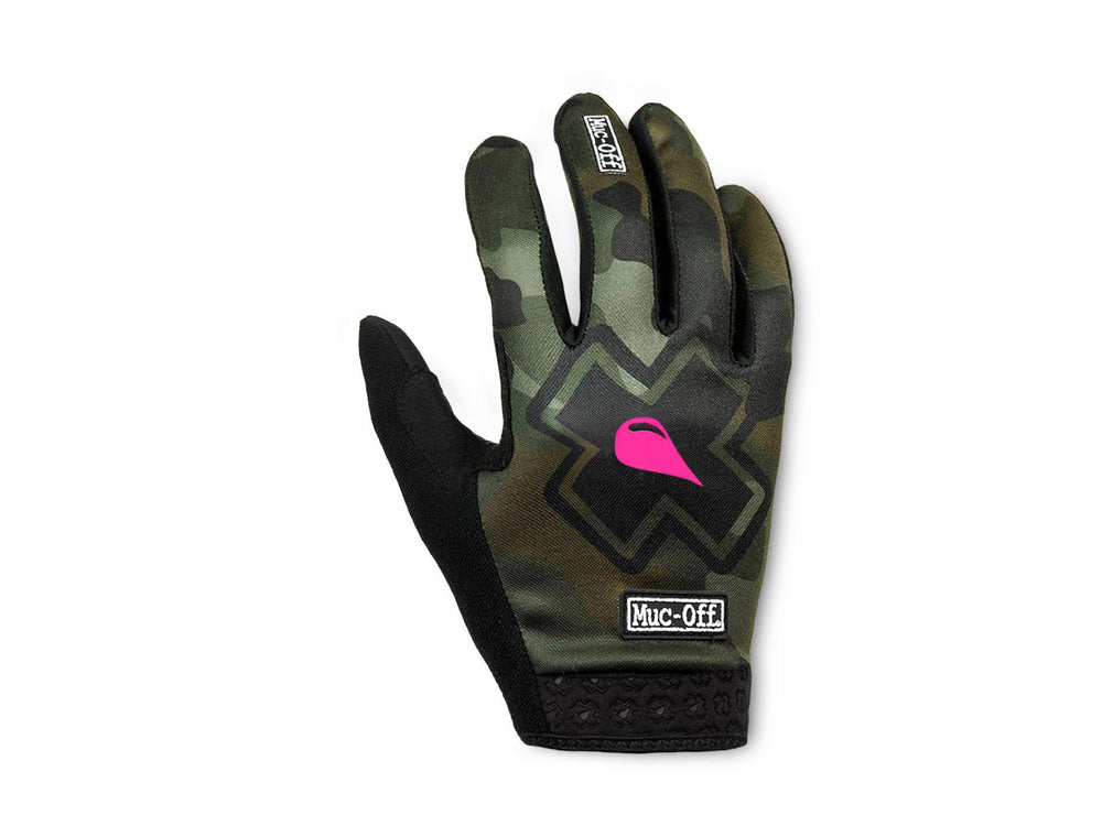 Håndledsvenlige Mucoff Youth Gloves til børn i farverigt design, ideelle til cykling og andre udendørs aktiviteter.