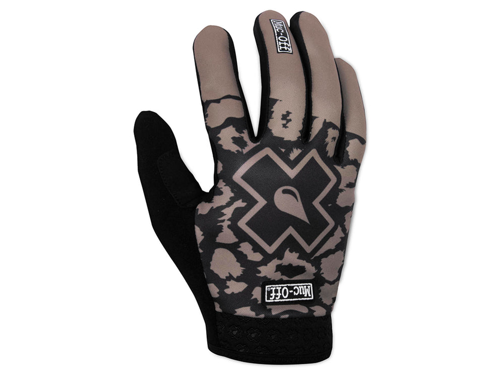 Riders Gloves fra Mucoff, sort og rød cykelhandsker med slidstærkt materiale og åndbare paneler, designet til optimal greb og komfort under cykelture.