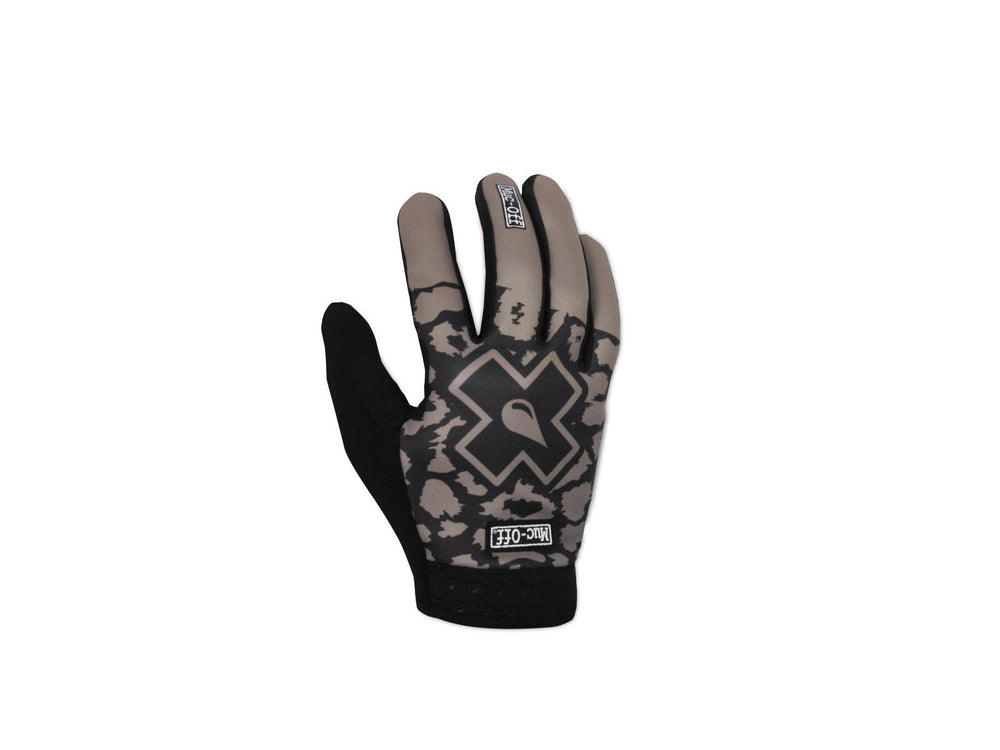 Muc-Off Riders Gloves - Sorte cykelhandsker med forstærkede fingre og åndbart materiale, designet til optimal greb og komfort under cykelture.