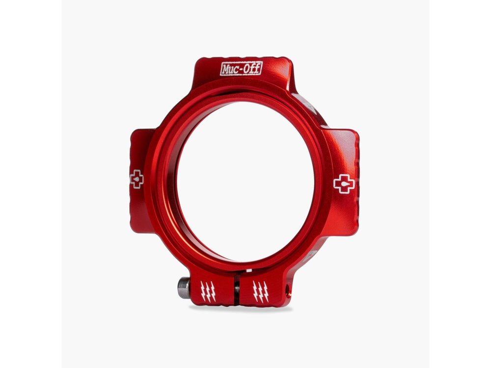 Mucoff Crank Preload Ring i sort, designet til at sikre korrekt belastning på cyklens kranksæt.