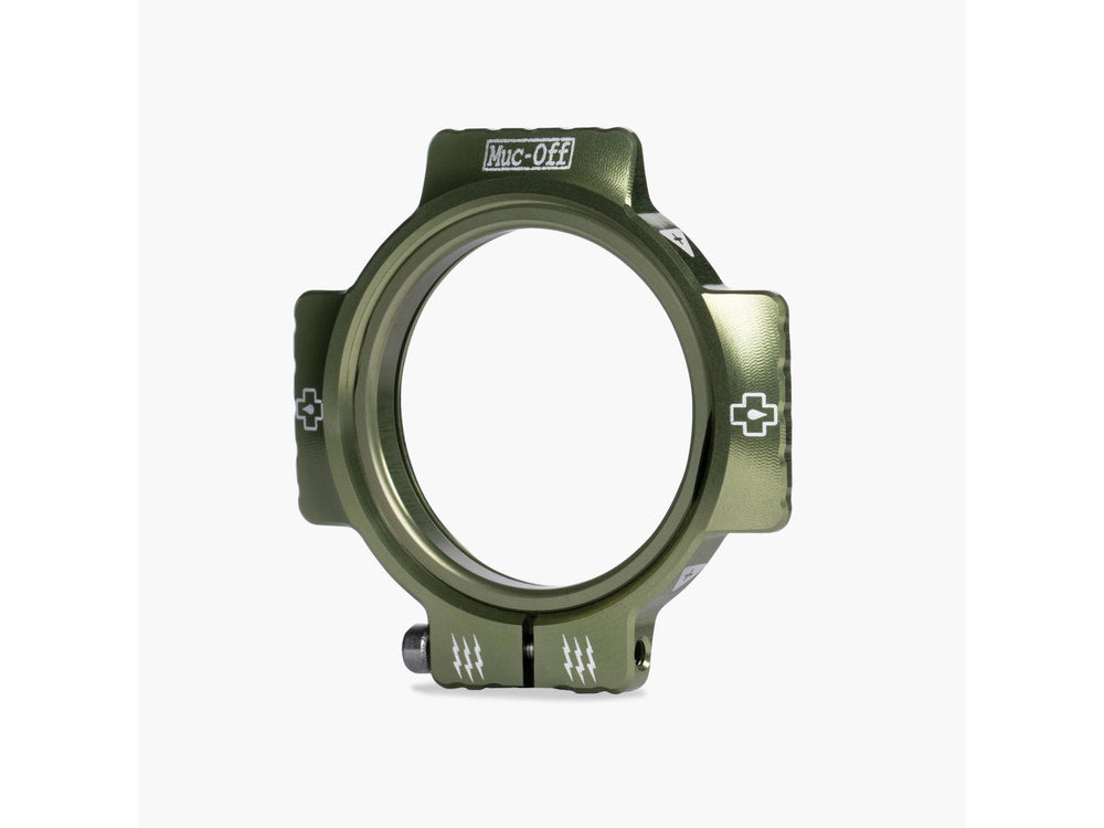 Mucoff Crank Preload Ring i sort, der bruges til at justere og sikre kranksystemet på cykler.