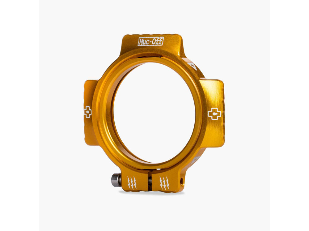 Mucoff Crank Preload Ring i sort, designet til at forbedre cyklens ydeevne ved at sikre korrekt kranksætspres.