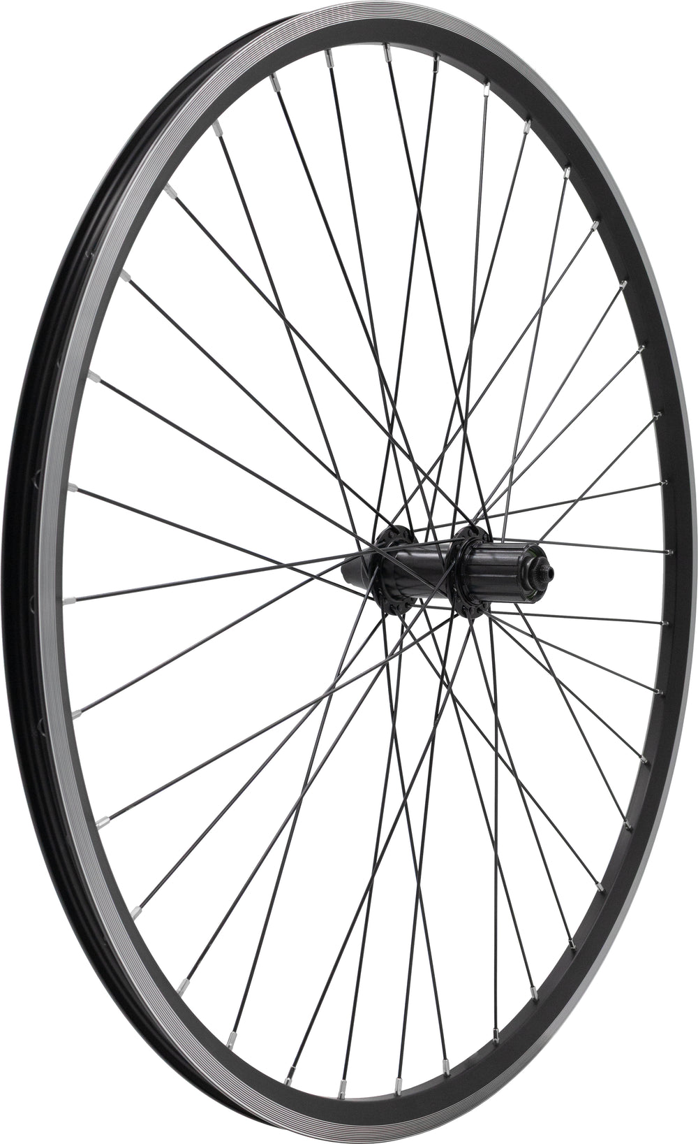 LiTE baghjul 700C/622-18 D/W QR kassette 8-12sp HG MTB 36H sort (LiTE nav)
