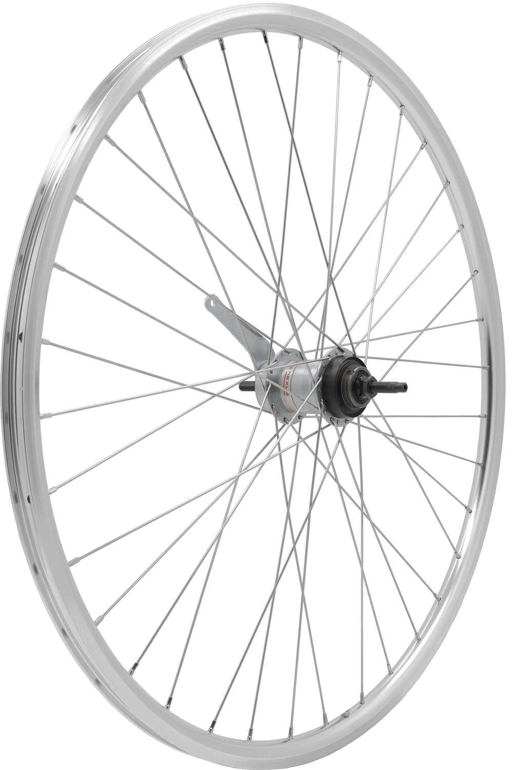 LiTE baghjul 700C/622-18 D/W 3g fodbremse møtrik poleret blank