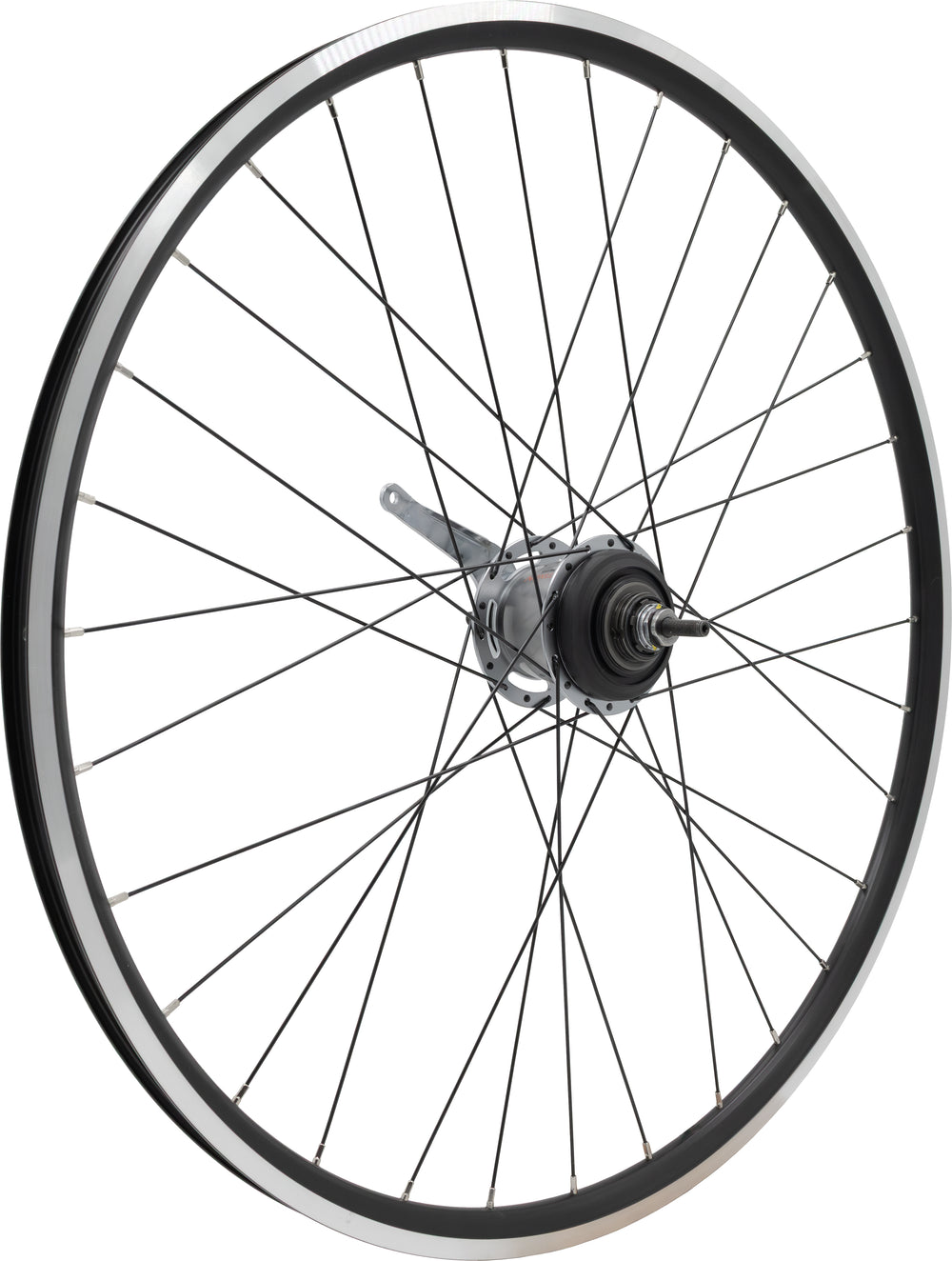 LiTE baghjul 700C/622-21 D/W 7g fodbremse møtrik sort fælg/sorte eger
