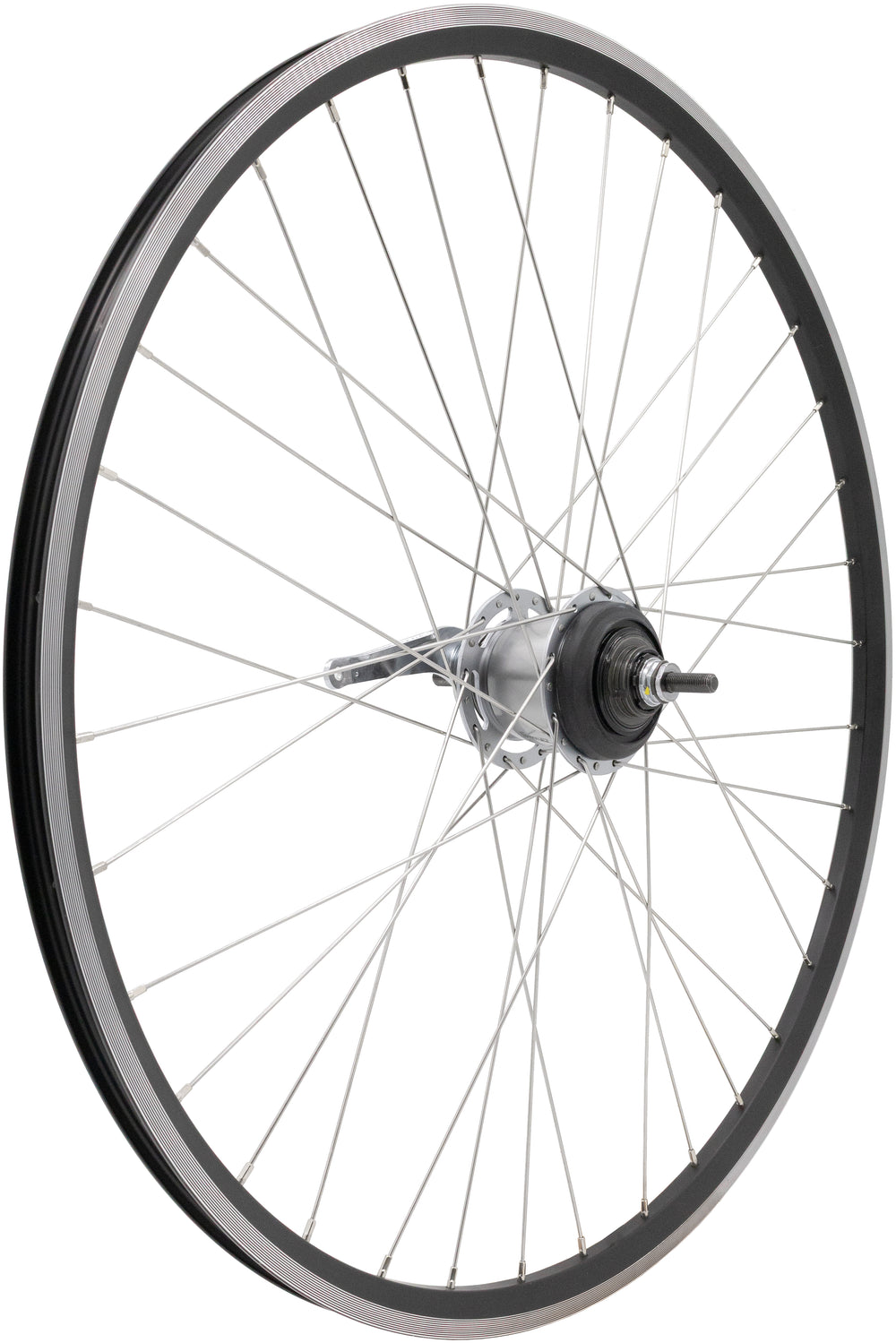 LiTE baghjul 700C/622-18 D/W 7g fodbremse møtrik sort/sølv