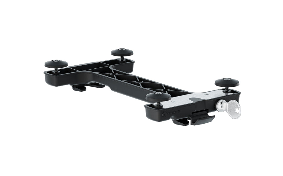 Racktime TUBUS Snap-it 2.0 adapter med lås til montering af div. kurve f.eks. Basil Cento Multi. Bæreevne: 12 kg, dimensioner: 235x127x32 mm. -