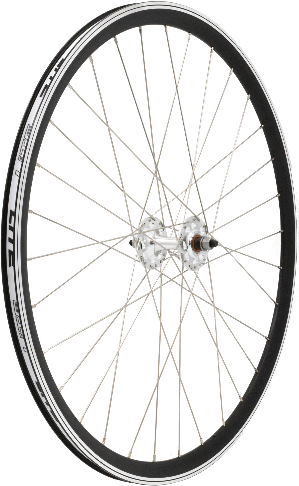 LiTE forhjul 700c Fixie sort 32h fælg højde 30mm br. 21.5/16.6mm CNC