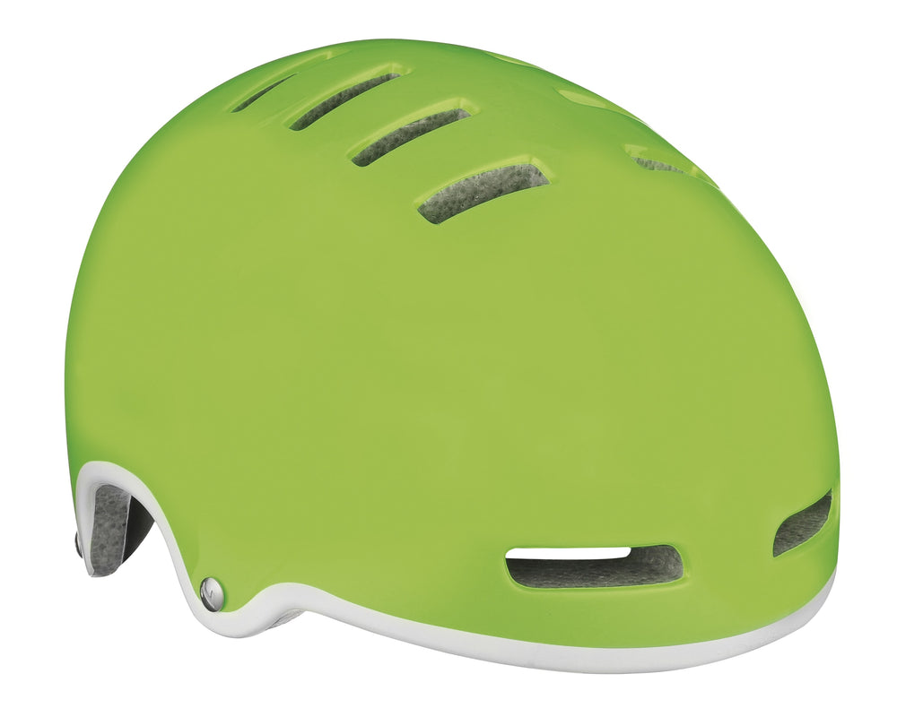 Cykelhjelm Lazer Armor i farven Flash Green, størrelse 59-61 cm, præsenteret med et moderne design og ventilationshuller til optimal komfort under cykelturen.
