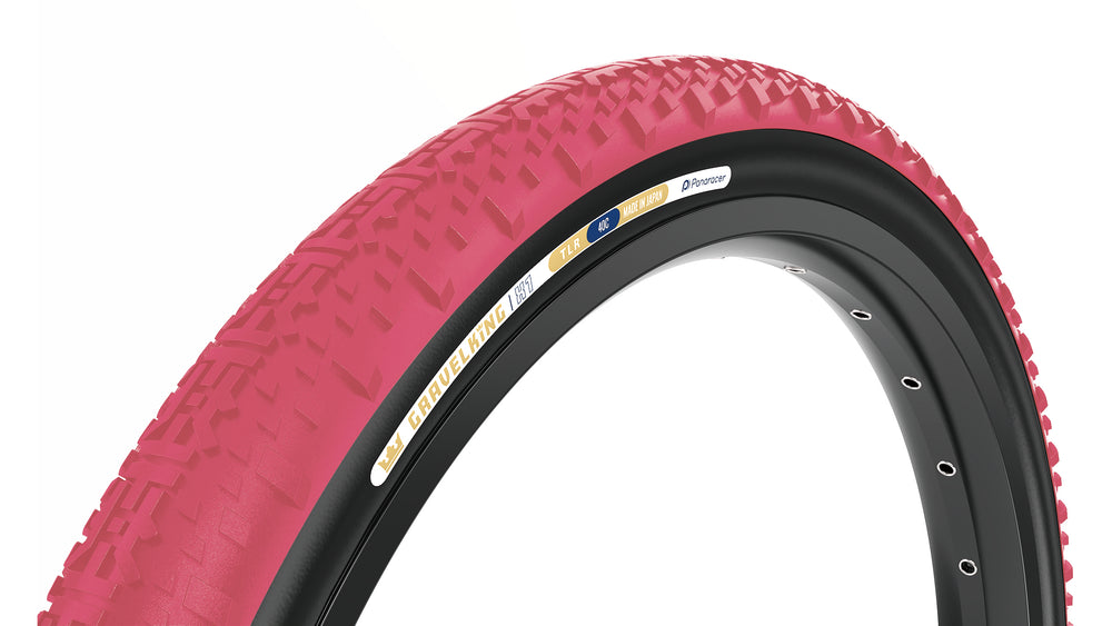 Panaracer Gravelking X1 foldedæk 700x40C 480g cranberrysort