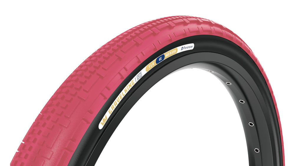 Panaracer Gravelking SK foldedæk 700x45C 560g cranberrysort