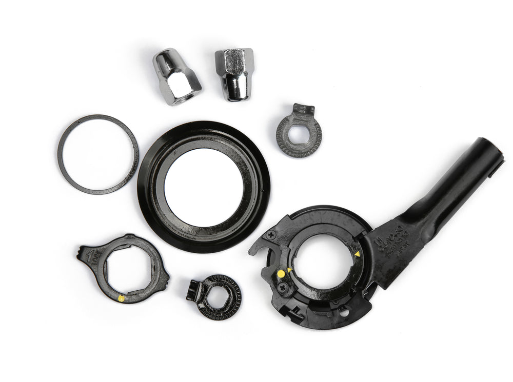 Tilbehørssæt Nexus 7 Gear (skandinavisk model). Kassettejoint, inkl. lukkede møtrikker låseskiver, låsering & støvdæksler