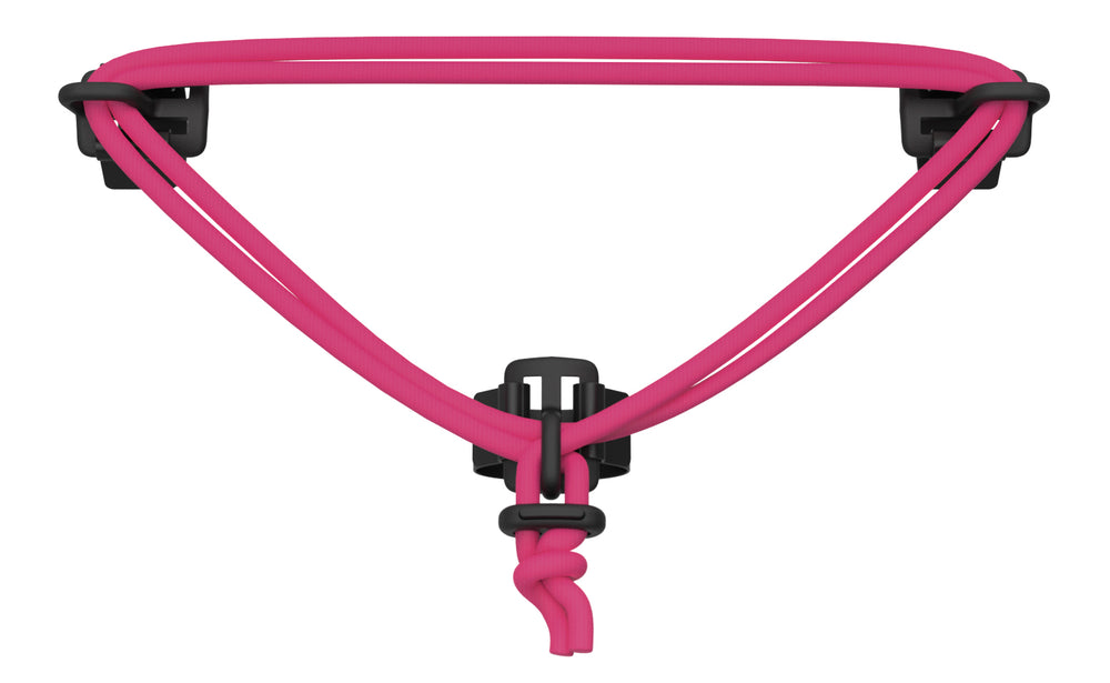 Carryyygum bagagestrop monteres med velcro på styr pink